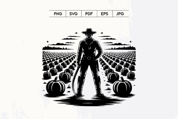Cowboy Pumpkin Field Western Halloween Review