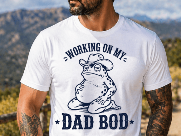 Frog Cowboy Fathers Day Humor Shirt: A Design Worth Stitching