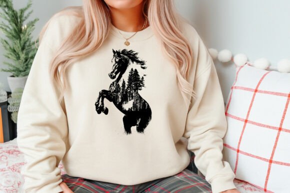 Rearing Horse Engraving SVG Line Art Review for Real Embroidery Projects