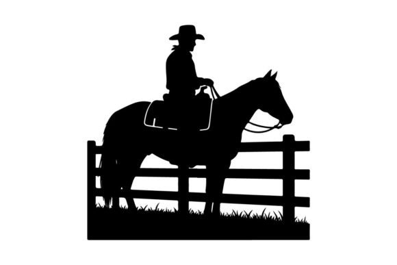 Silhouette of Cowboy Riding Horse by Woo: A Designer’s Honest Take