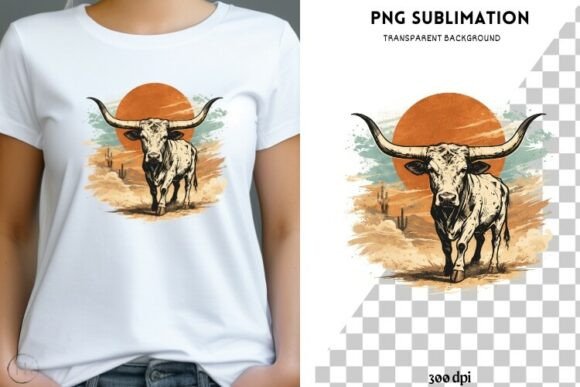 Western Longhorn PNG Rustic Bull Review for Real Embroidery Projects