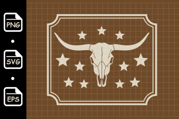 Western Longhorn Skull Vintage Cowboy: A Timeless Embroidery Design