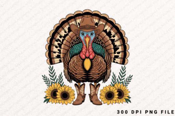 Western Turkey Sublimation PNG Clipart Review for Real Projects